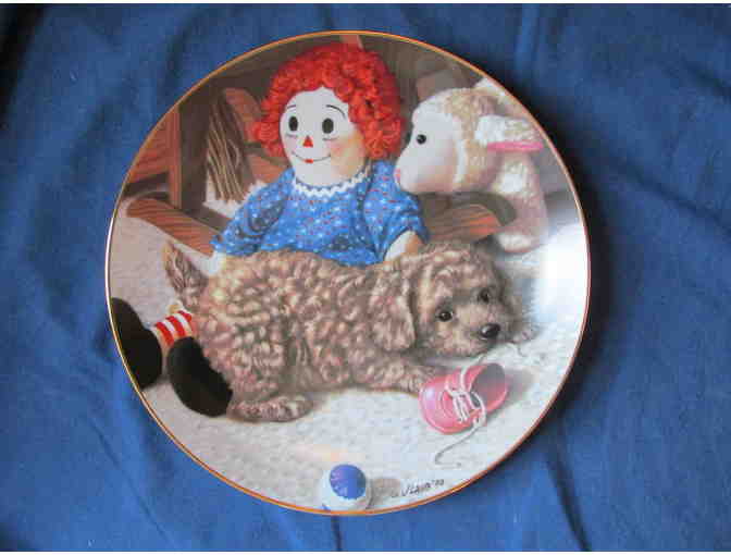 Poodle Raggedy Ann Collector's Plate