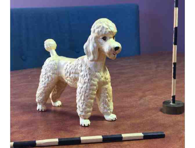 Poodle - cream figurine