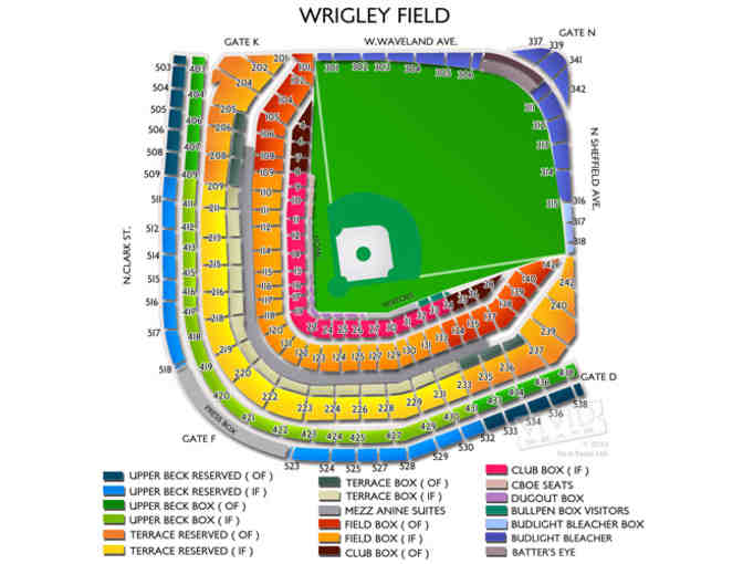 Four Tickets to Chicago Cubs vs. Cincinnati Reds on Monday, June 23, 2014 at 7:05 pm