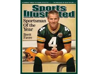 A Guaranteed Score: 'Gunslinger' Brett Favre Autographed Football