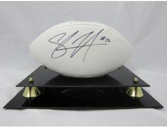 Lights Out! Shawne Merriman Autographed Football