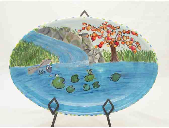 Tranquil Pond Plate: We Promise Artists