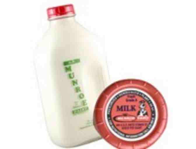 Cow Milkbox and $100 Gift Certificate from Munroe Dairy
