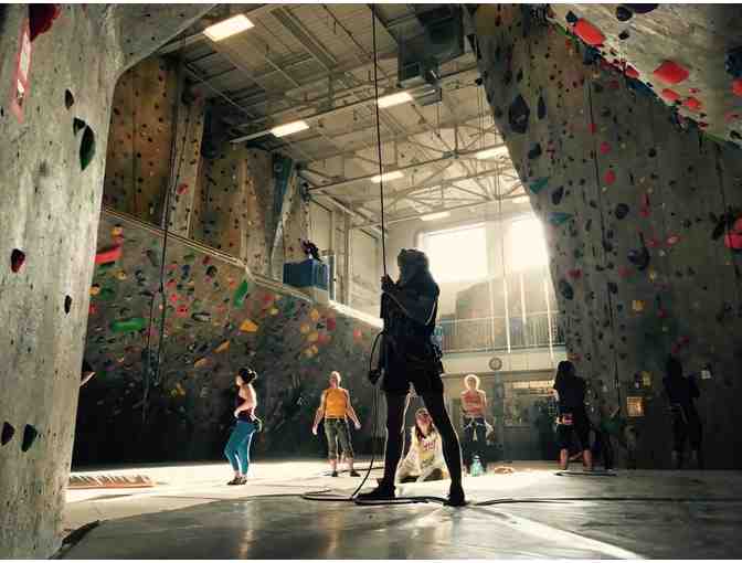 Rock Spot Climbing Two Day Passes w/ Gear & Crazy Burger $20 Gift Certificate