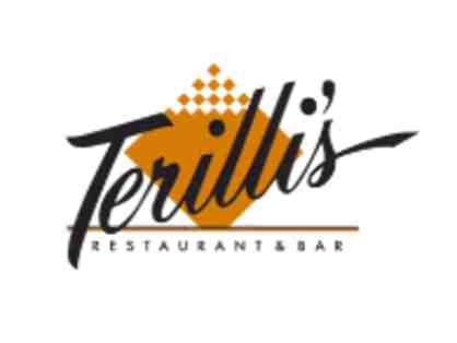 Terilli's Restaurant & Bar $ 50 Gift Card