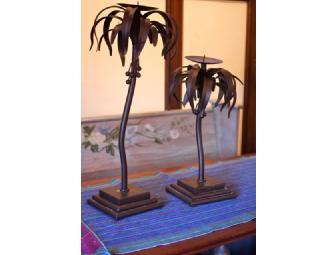 Palm Tree Candlesticks