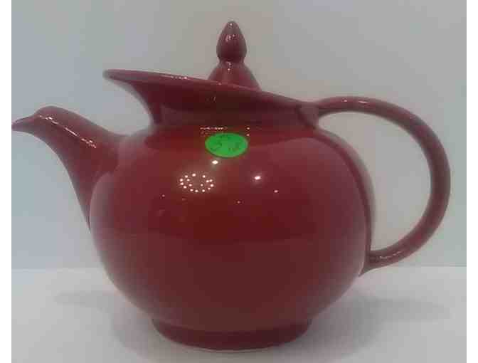Hall Windshield Maroon Teapot
