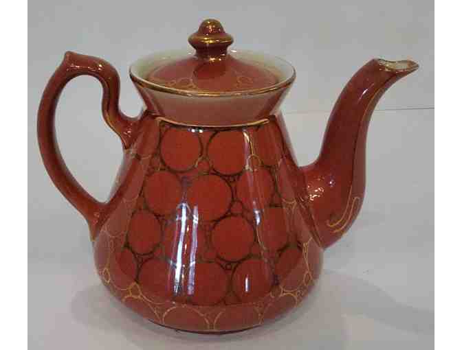 Hall Philadelphia Old Rose Bubble Teapot