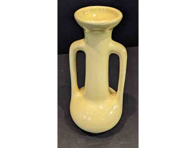 Pioneer Pottery Yellow Bud Vase