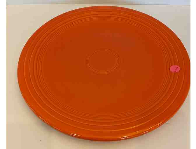 Homer Laughlin Fiesta Vintage Original Red Chop Plate