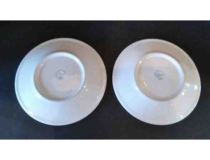 FTC Fiesta White Lunch Plates (2 pcs) Bicycle & Pumpkin