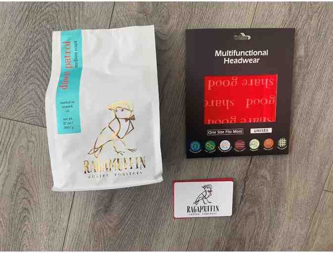 Ragamuffin Coffee Roasters- $25, Face Mask and Coffee!