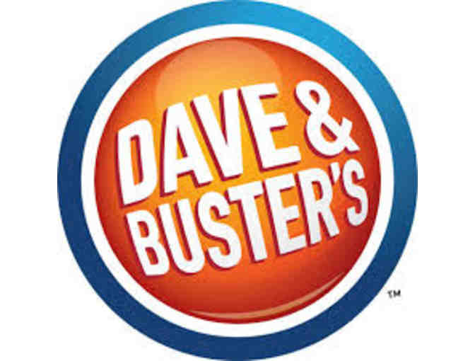 Dave and Busters- Prizes and $20 towards food or power cards!