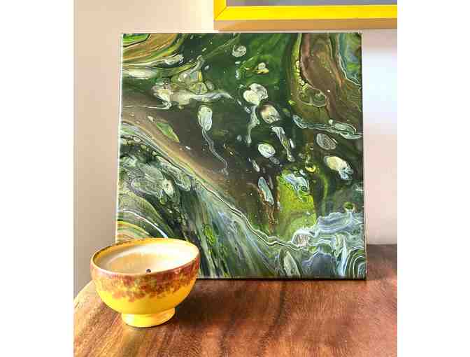 Gary Huff- One 12' x 12' Fluid Art Painting #2