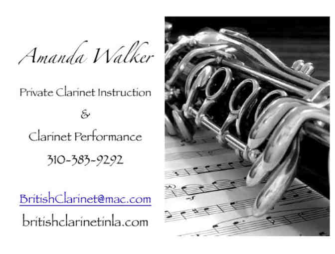 Clarinet Lesson : 45 Minute Lesson (#2)