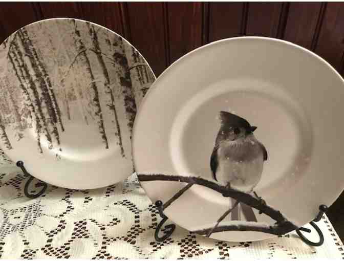 Set of 4 Porcelain Wildlife Plates