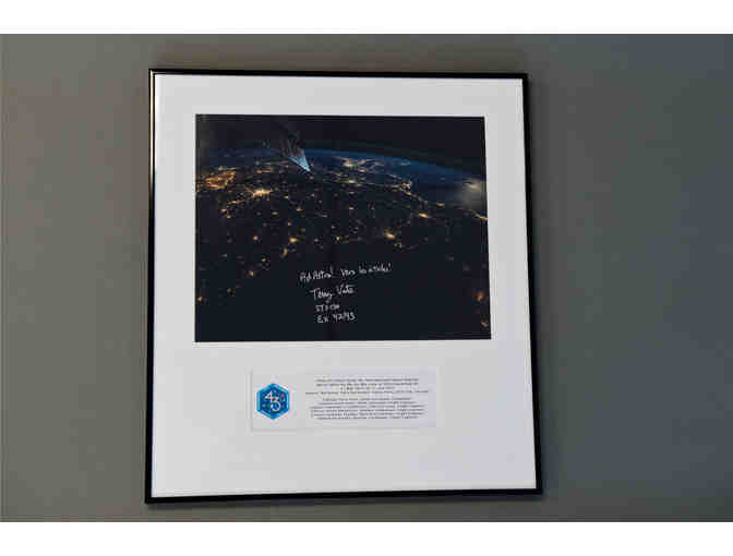 View of France | Autographed Photograph taken from International Space Station | 11 x 14