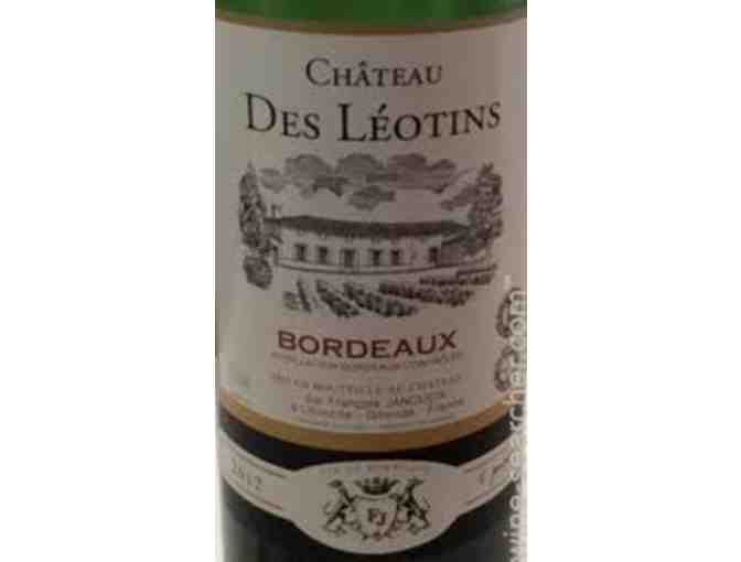 Case of Chateau Des Leotins Bordeaux 2012, from Domaney's in Great Barrington, Mass.