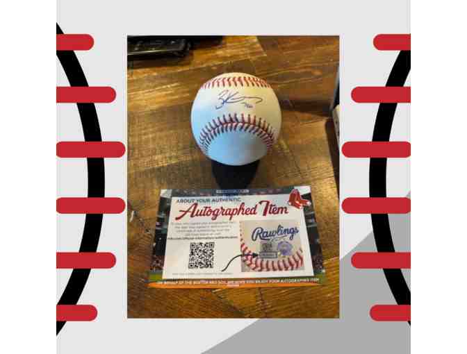 Zach Kelly - Red Sox signed baseball - Photo 1