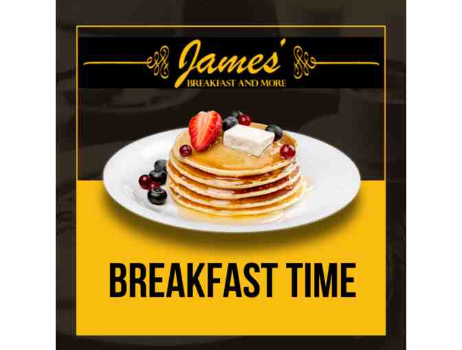 James' Breakfast & More Gift Certificate - Photo 1