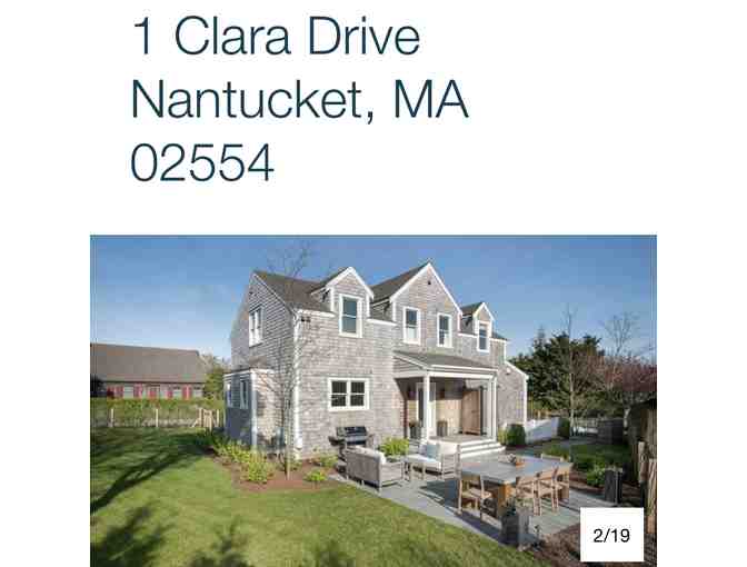 1-Week Vacation - NANTUCKET, MA