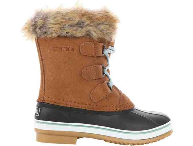 NORTHSIDE 'KATIE' WATERPROOF WINTER BOOTS WOMENS - AQUA TRIM - SPARKLY LACES!