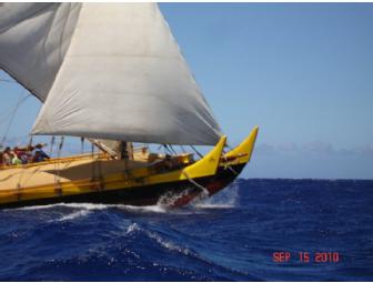 Sail Aboard Makali'i A Hawaiian Voyaging Canoe for Six (6)