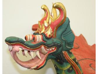Flying Dragon Hanging Sculpture ~ Indonesian Art Piece
