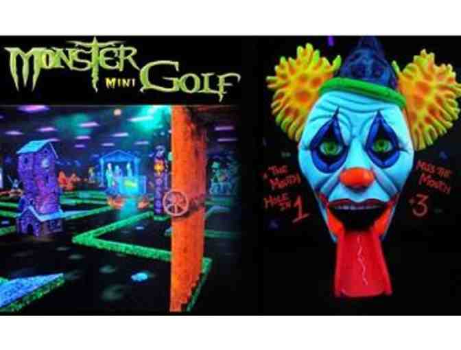 Glow in the Dark with Monster Mini Golf