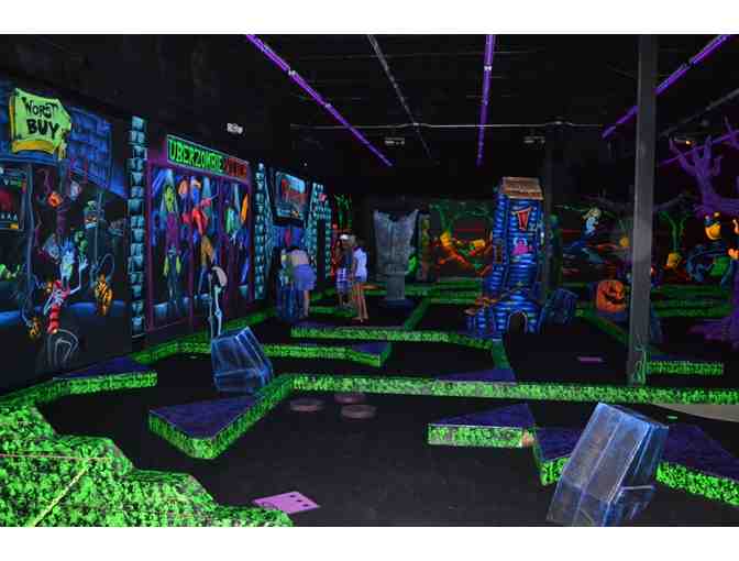 Glow in the Dark with Monster Mini Golf