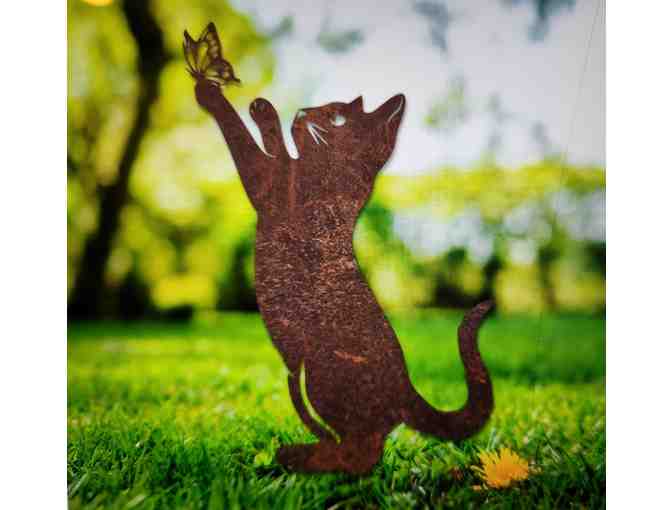 Cat Garden Statue - Photo 1