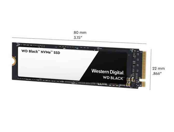 WD Black 500GB High-Performance NVMe PCIe Internal SSD - M.2 2280, 8 Gb/s - WDS500G2X0C