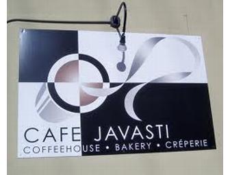 Cafe Javasti Gift Card- $25