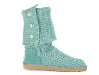 UGG Classic 'Cardy' Boots in Turquoise- Size 10