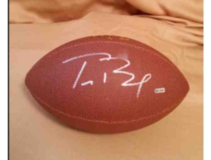 New England Patriots Tom Brady Autographed Football