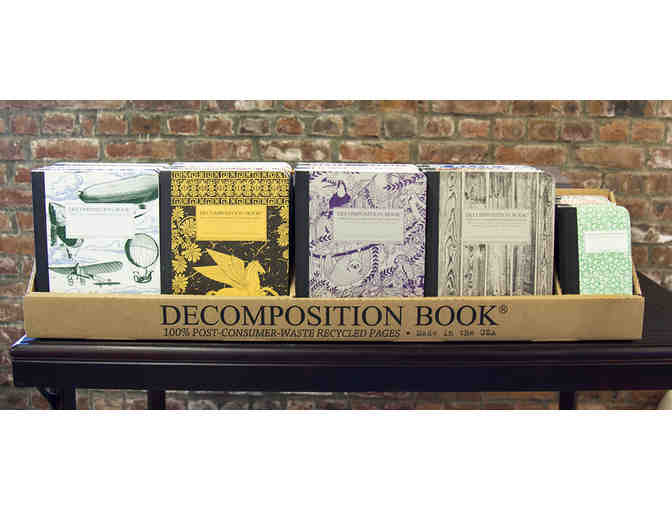 Decomposition Book Display by Michael Roger