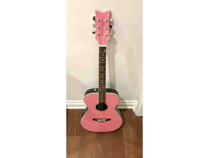 Acoustic Guitar - Small Pink Guitar  18' scale and 18' Body