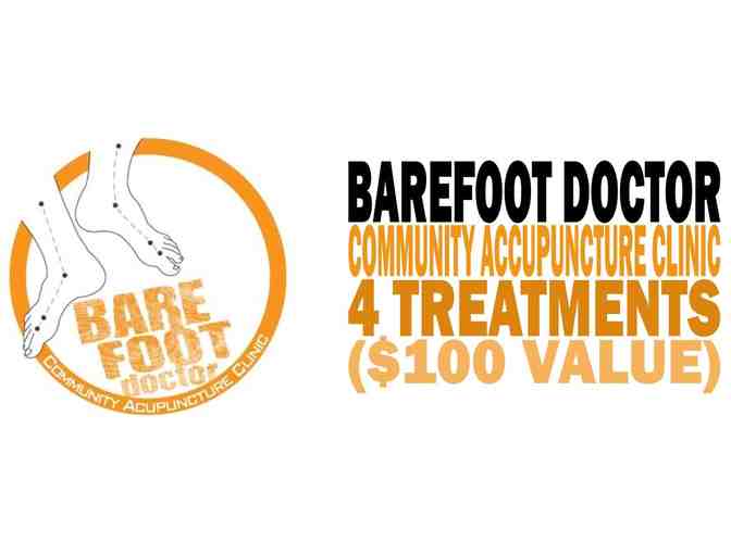 Barefoot Doctor Community Acupuncture Clinic - 4 Treatments ($100 value)