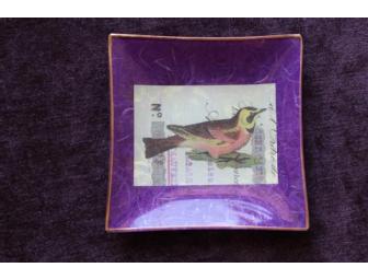 Beautiful Birds: Decoupage plates