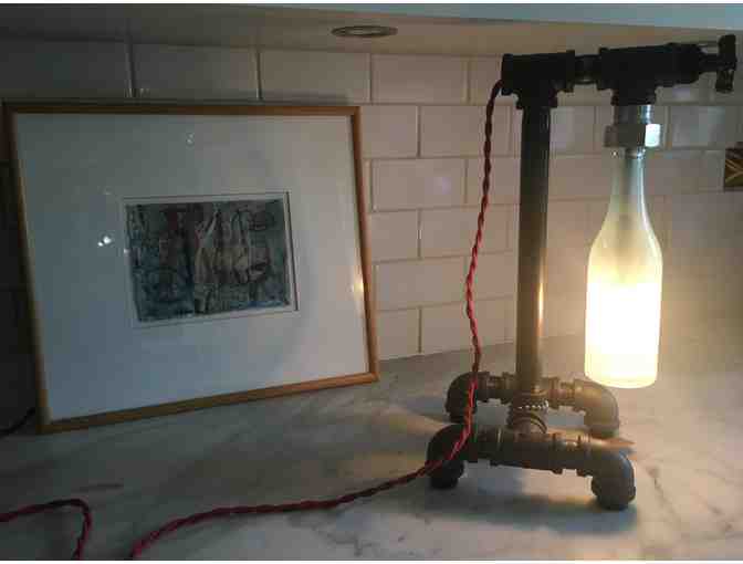 Industrial Beer Bottle Lamp: Designed by Peared Creations