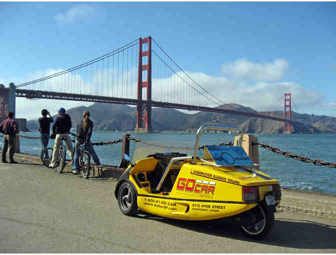 San Francisco Excursion with a GoCar Tour,  Museum and Dining on the Pier