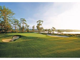 A foursome at May River Golf Course at Palmetto Bluff in SC.