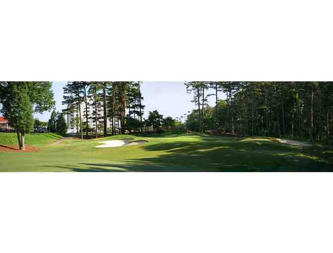 A foursome with lodging, reception and breakfast at Embassy Suites Greenville Golf Resort in SC.