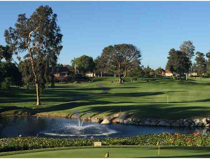 The Country Club of Rancho Bernardo - a foursome with carts and range balls