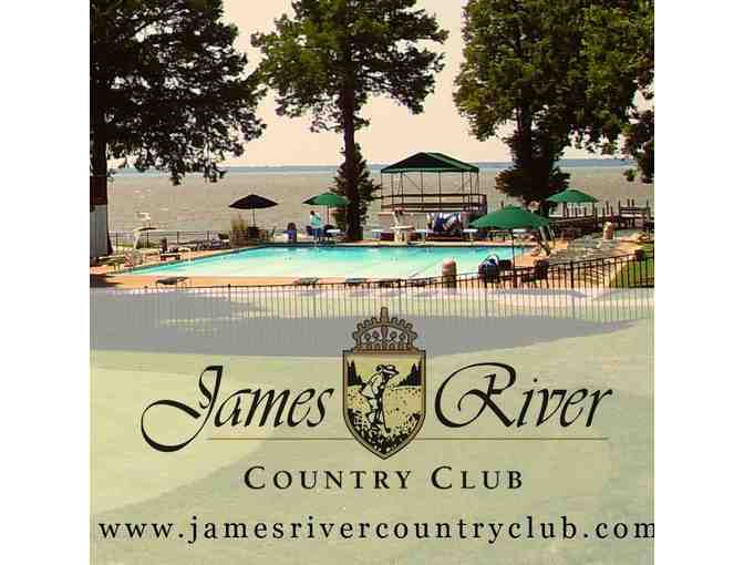 James River Country Club - One foursome with carts and range balls