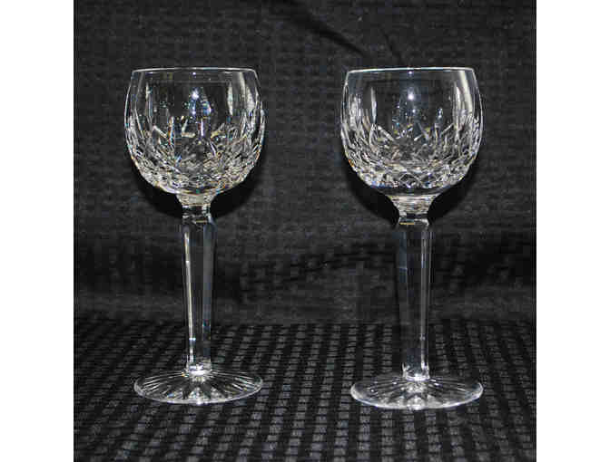 Waterford Crystal Classic Lismore Hock Glass, Pair #3