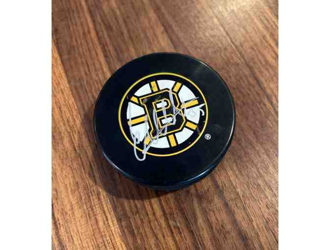 Linus Ullmark Autographed Puck