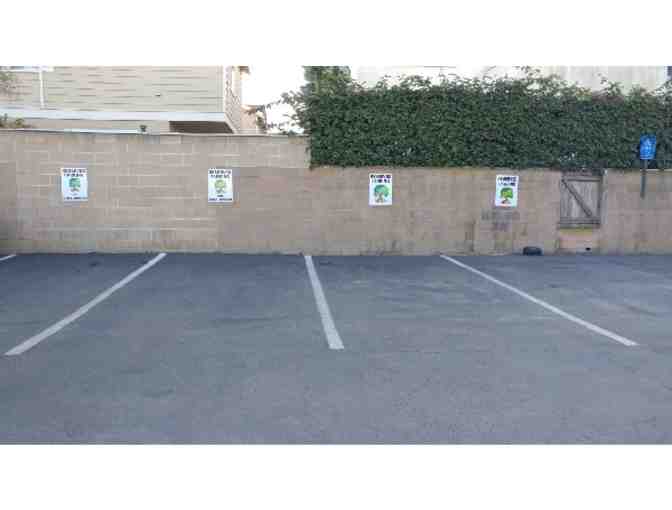 1 Reserved Parking Spot for Preschool Graduation