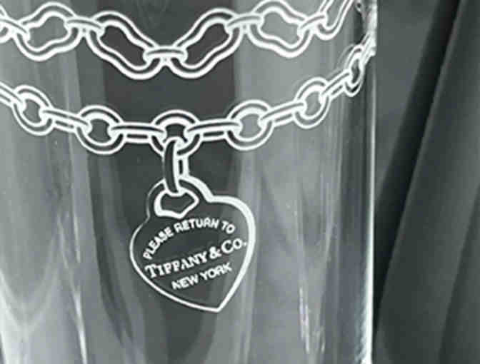 Tiffany 'Return to Tiffany' Etched Champagne Flutes & Champagne