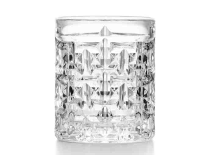 Tiffany T True Double Old Fashioned Crystal Glasses & Balvenie Scotch Package!